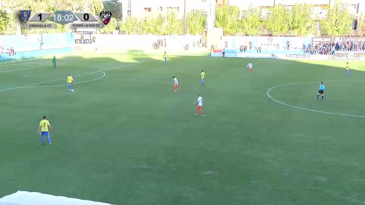 Primera parte del partido Orihuela CF - CF Torre Levante